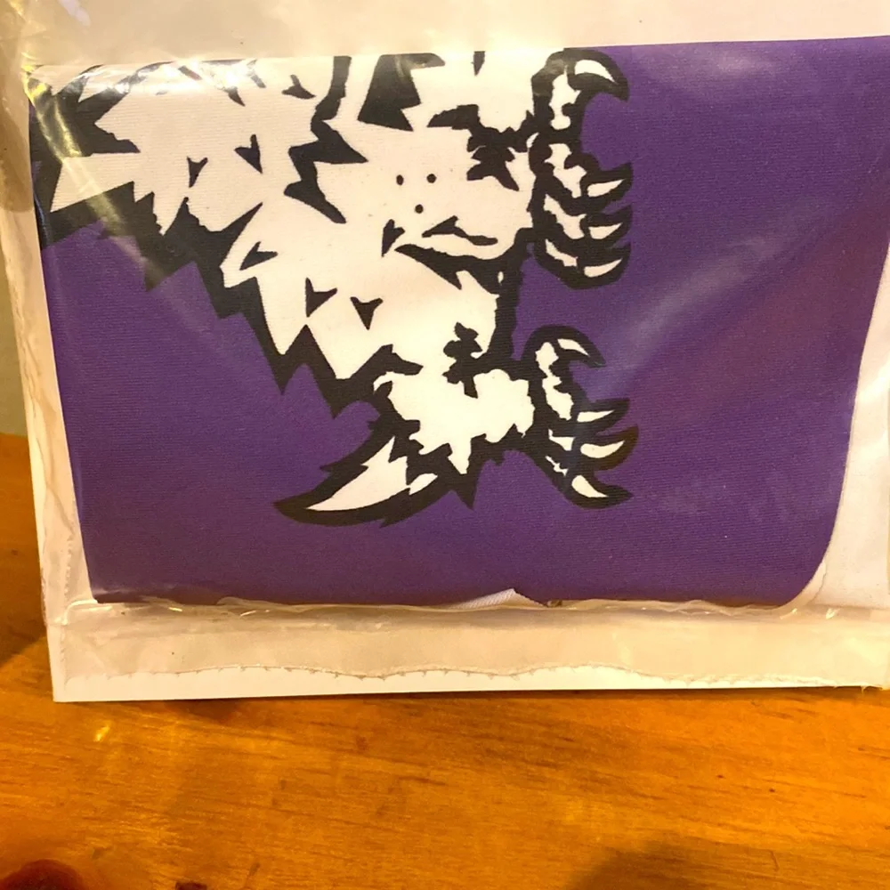 Adult TCU Horned Frogs 3 pack Reusable Washable Face Mask New in Package